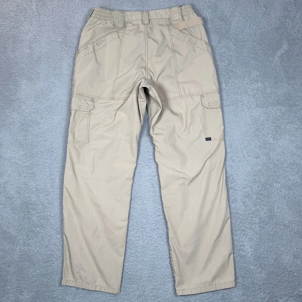 5.11 Tactical Series Mens Khaki Ripstop‎ Cargo Pants 34x32 Tan Outdoor Hiking
